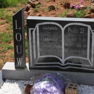 LOUW Sanna 1959-2010