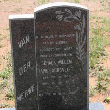 MERWE Schalk Willem, v.d. 1905-1983