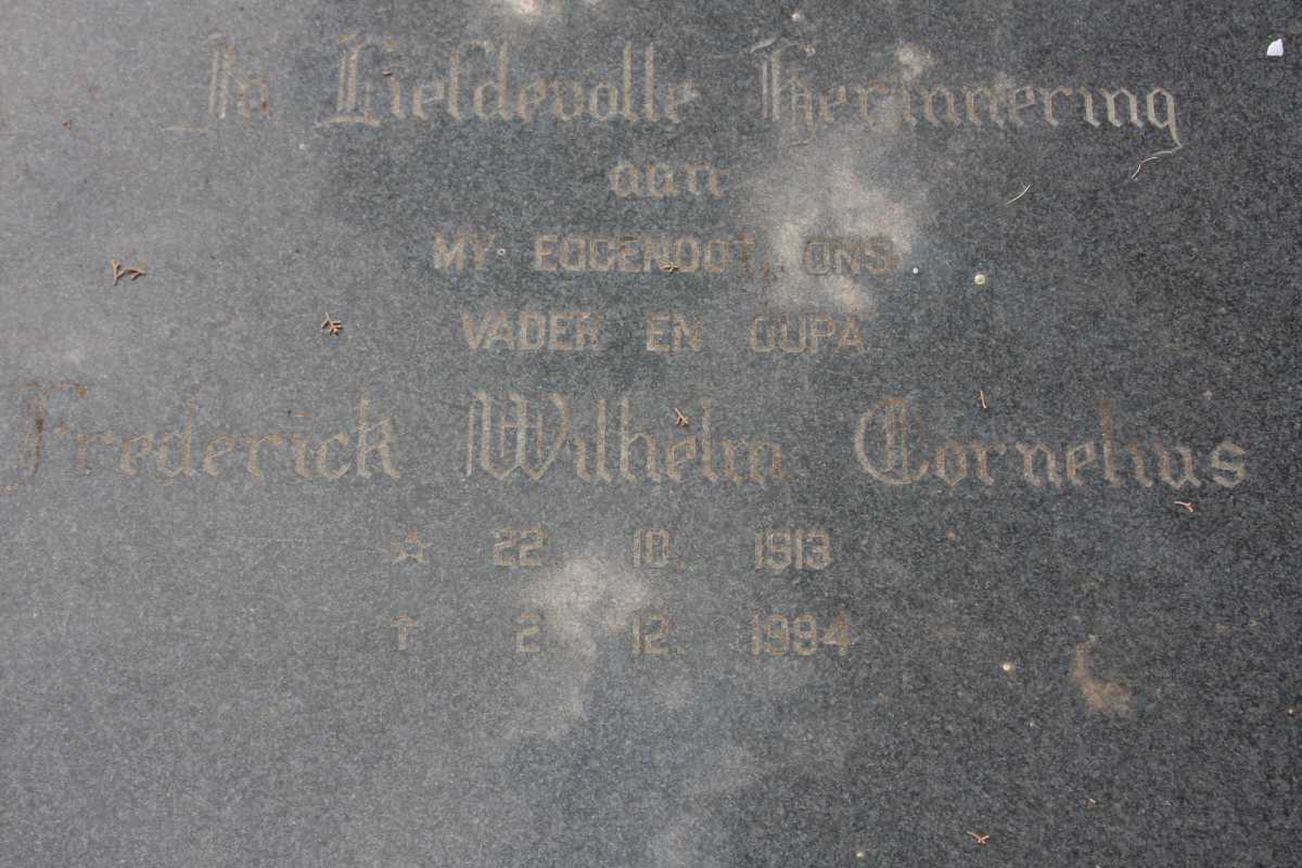 NESER Frederick Wilhelm Cornelius 1913-1994