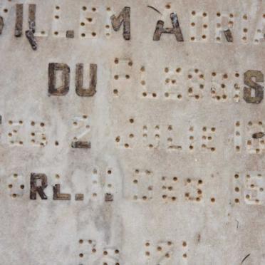 PLESSIS Barend Johannes v.d. Walt, du 1900-1924 :: DU PLESSIS Willem Adriaan 189?-1934