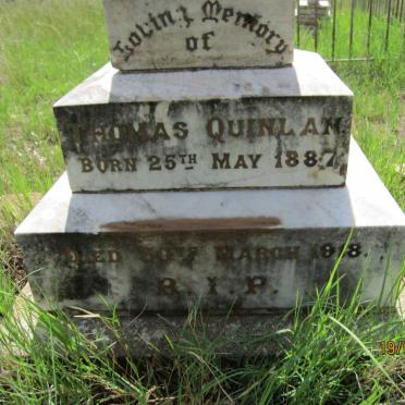 QUINLAN Thomas 1887-1918