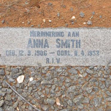SMITH Anna 1906-1953