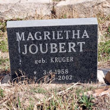 JOUBERT Magrietha nee KRUGER 1958-2002