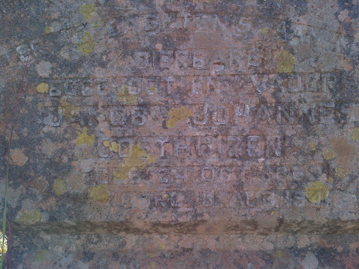 OOSTHUIZEN Jakob Johannes 18?2-1941