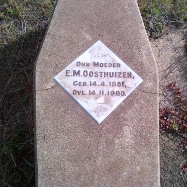 OOSTHUIZEN E.M. 1851-1920