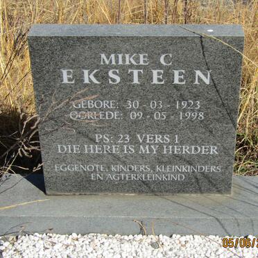 EKSTEEN Mike C. 1923-1998