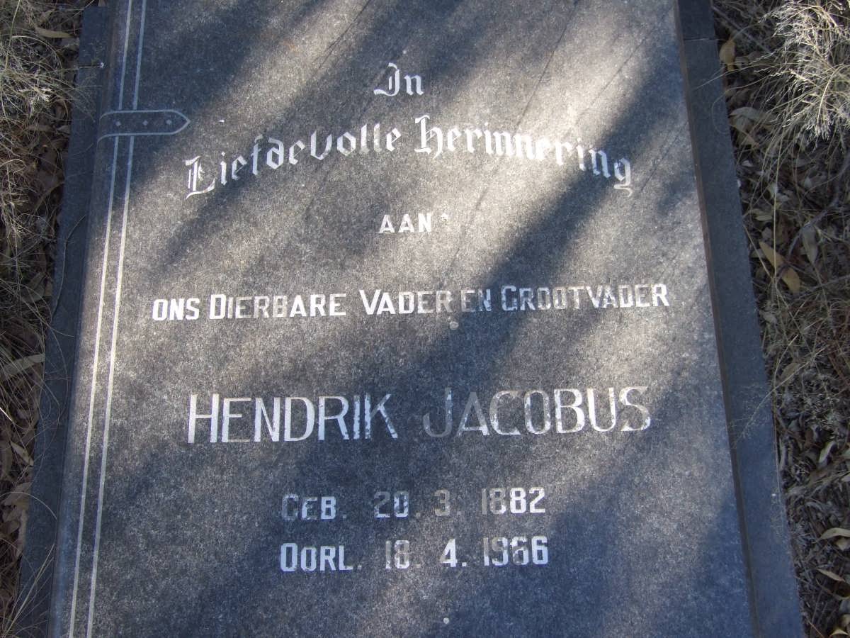 OOSTHUIZEN Hendrik Jacobus 1882-1966