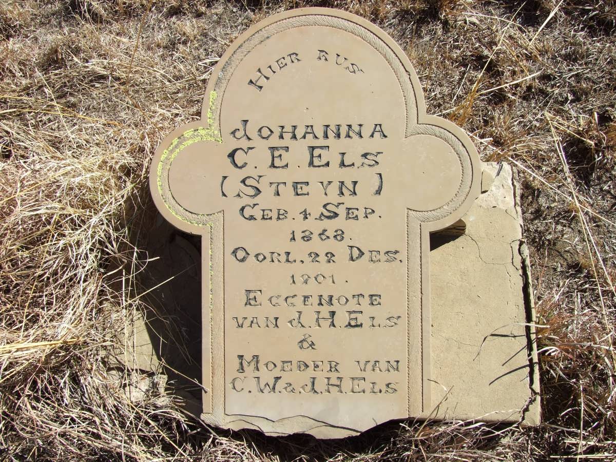 ELS Johanna C.E. nee STEYN 1868-1901