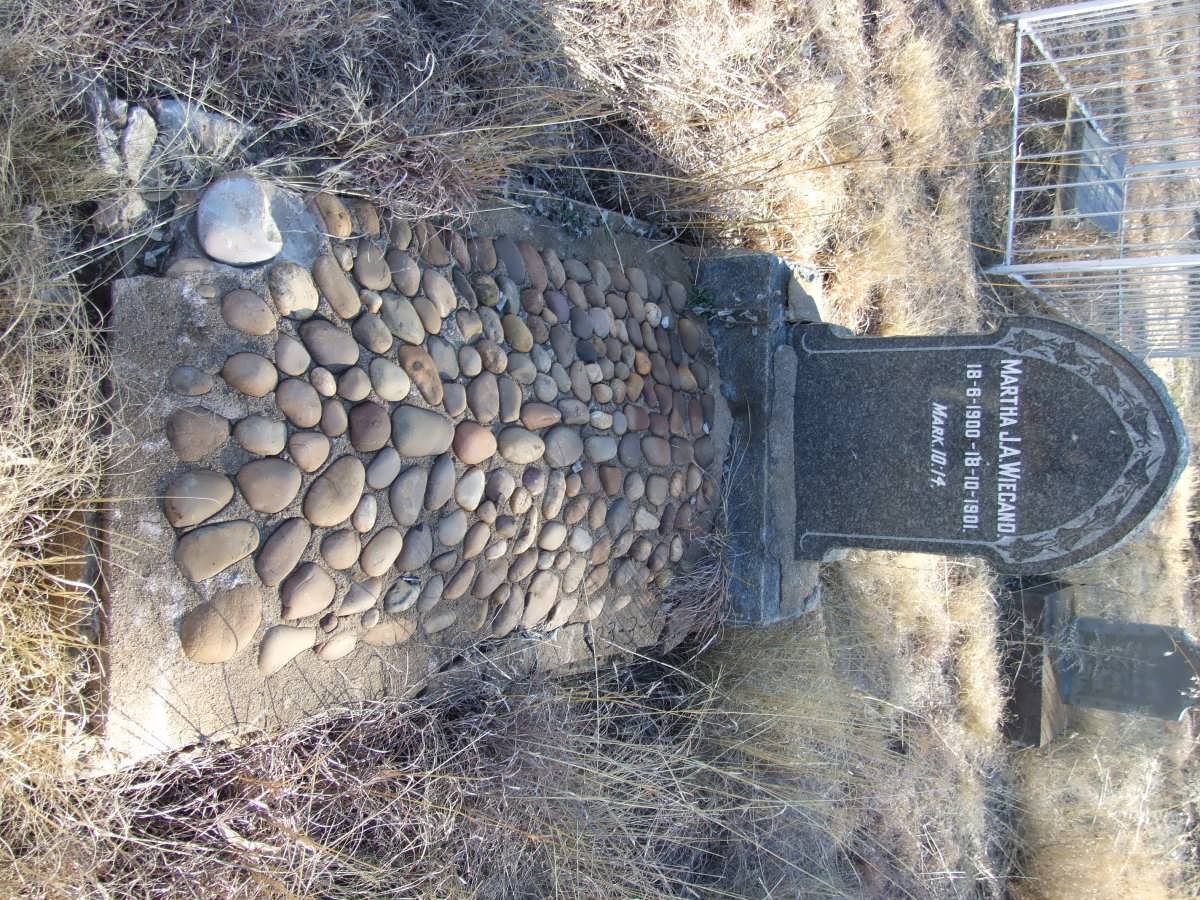 WIEGAND Martha J.A. 1900-1901