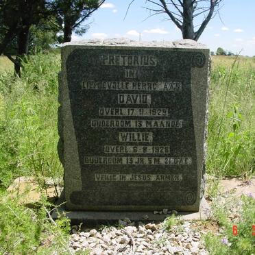 PRETORIUS David  -1925 :: PRETORIUS Willie -1928