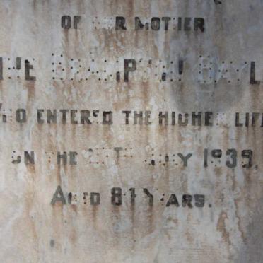 BAYLEY Anne Brampton  -1939