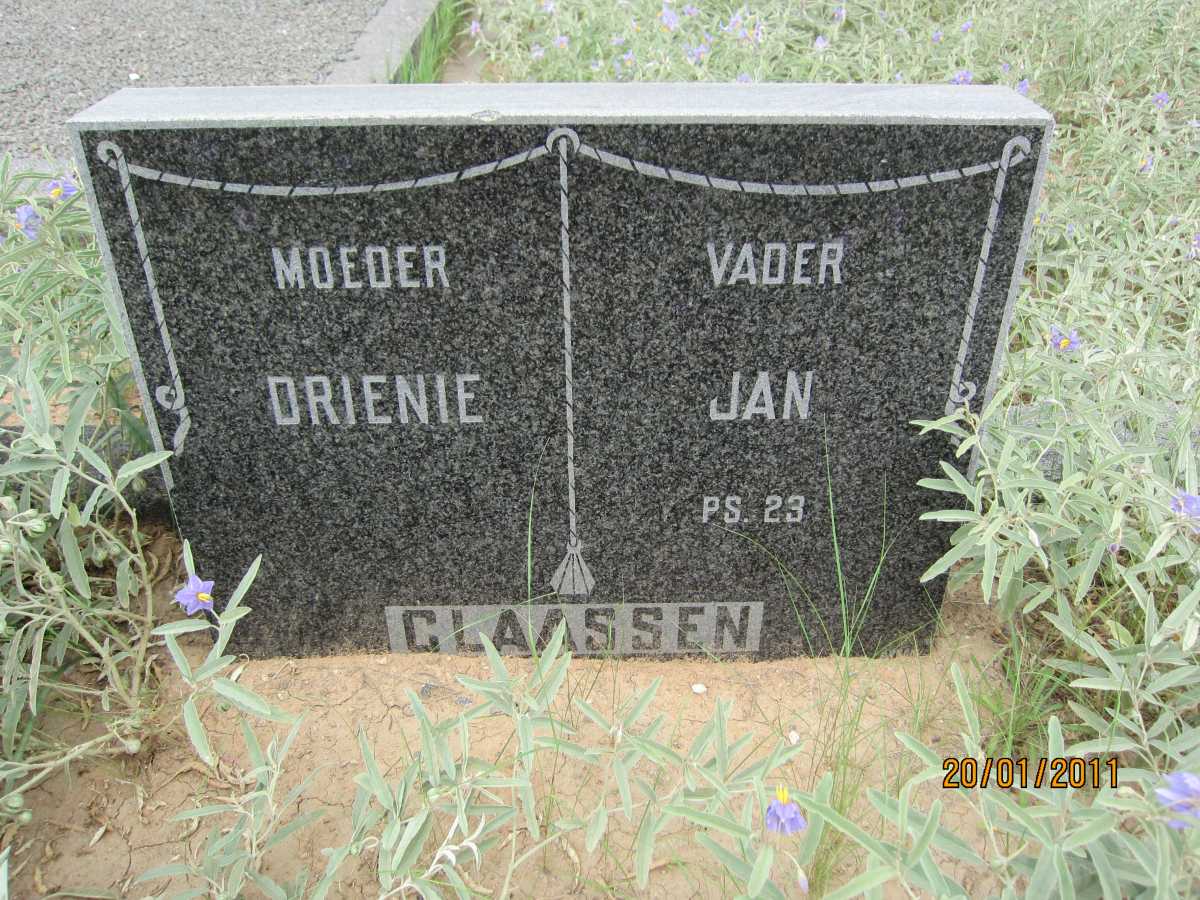 CLAASSEN Jan &amp; Drienie