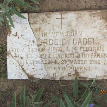 CADEL Ambrocio 1899-1942