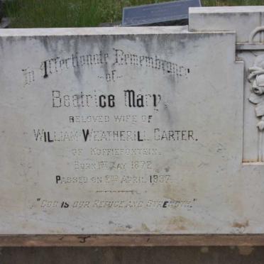 CARTER Beatrice Mary 1872-1937