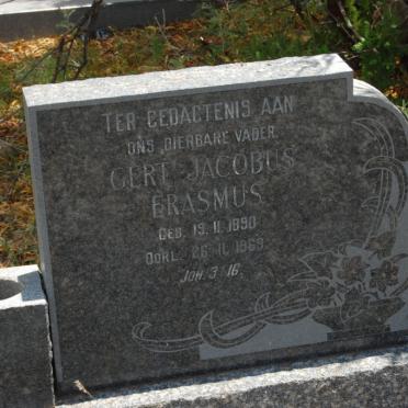 ERASMUS Gert Jacobus 1890-1969