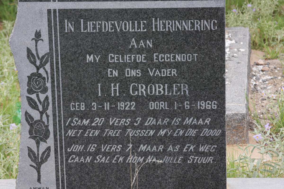 GROBLER I.H. 1922-1966