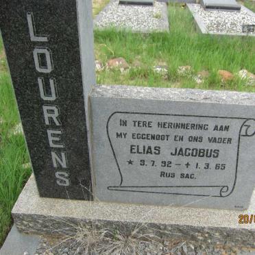LOURENS Elias Jacobus 1892-1965