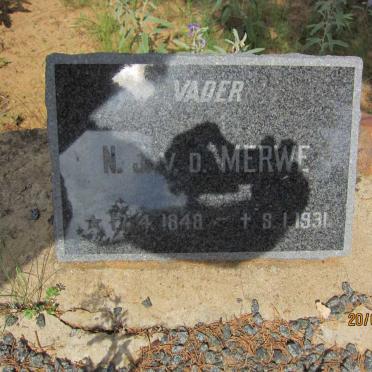 MERWE N.J., van der 1848-1931