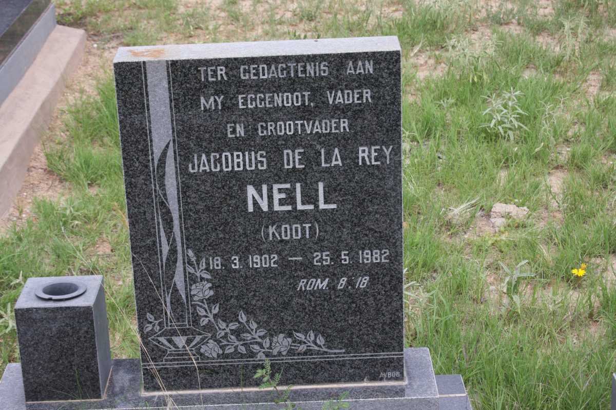 NELL Jacobus de la Rey 1902-1982