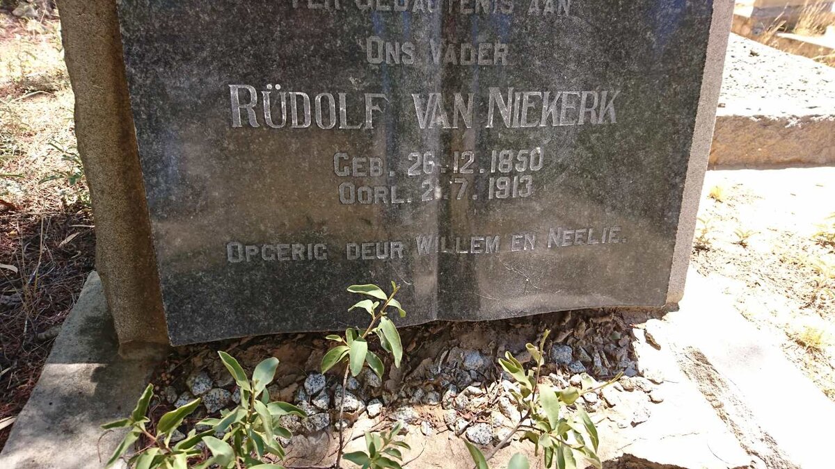 NIEKERK Rüdolf, van 1850-1913