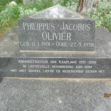 OLIVIER Philippus Jacobus 1901-1958