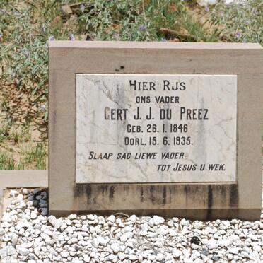 PREEZ Gert J.J., du 1846-1935