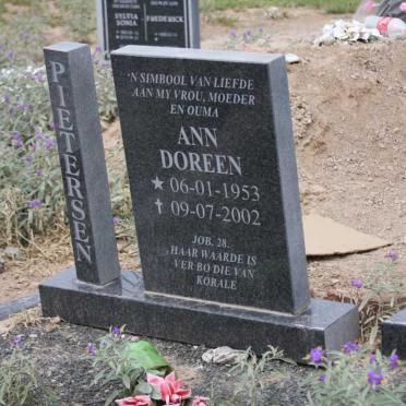 PIETERSEN Ann Doreen 1953-2002