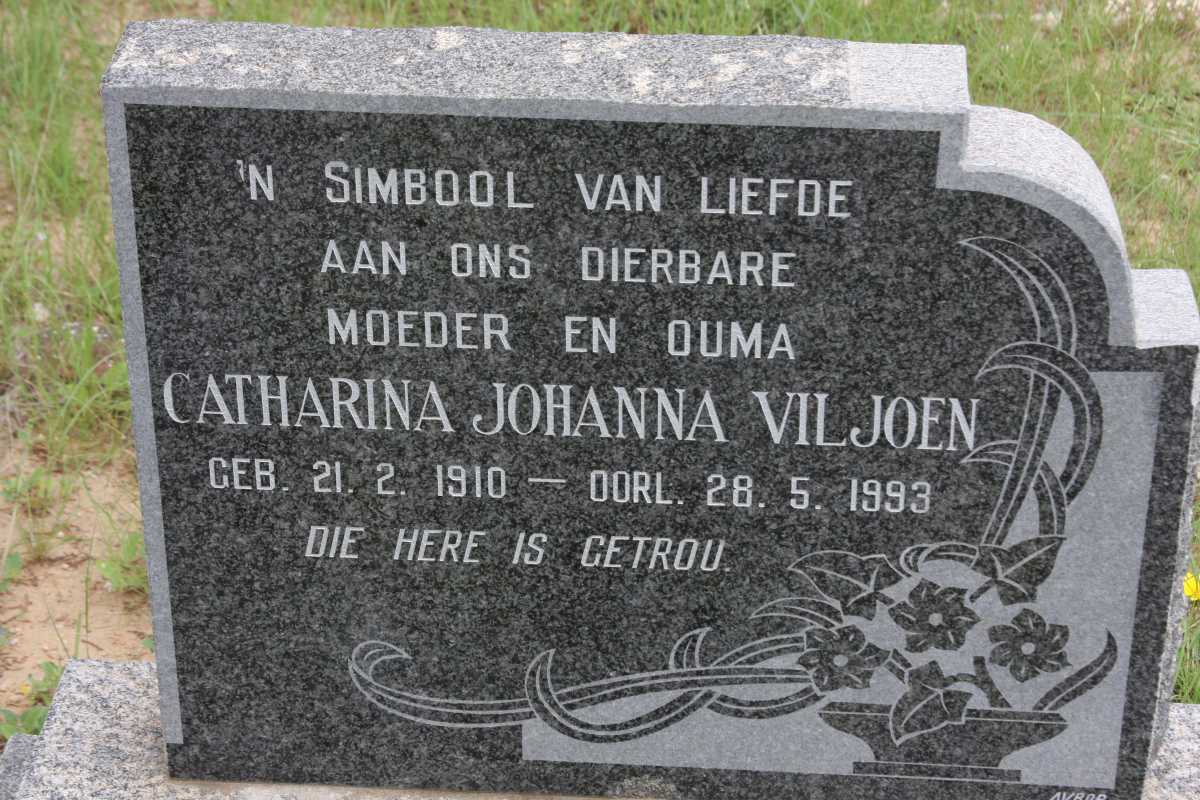 VILJOEN Catharina Johanna 1910-1993