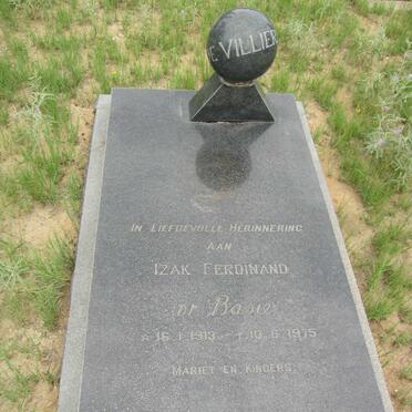 VILLIERS Izak Ferdinand, du 1913-1975