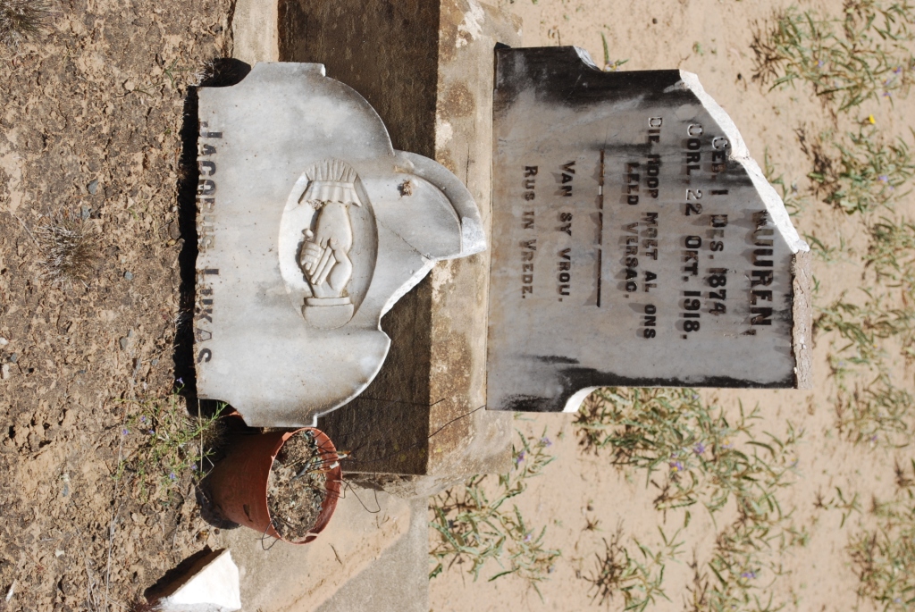 VUUREN Jacobus Lukas, van 1874-1918