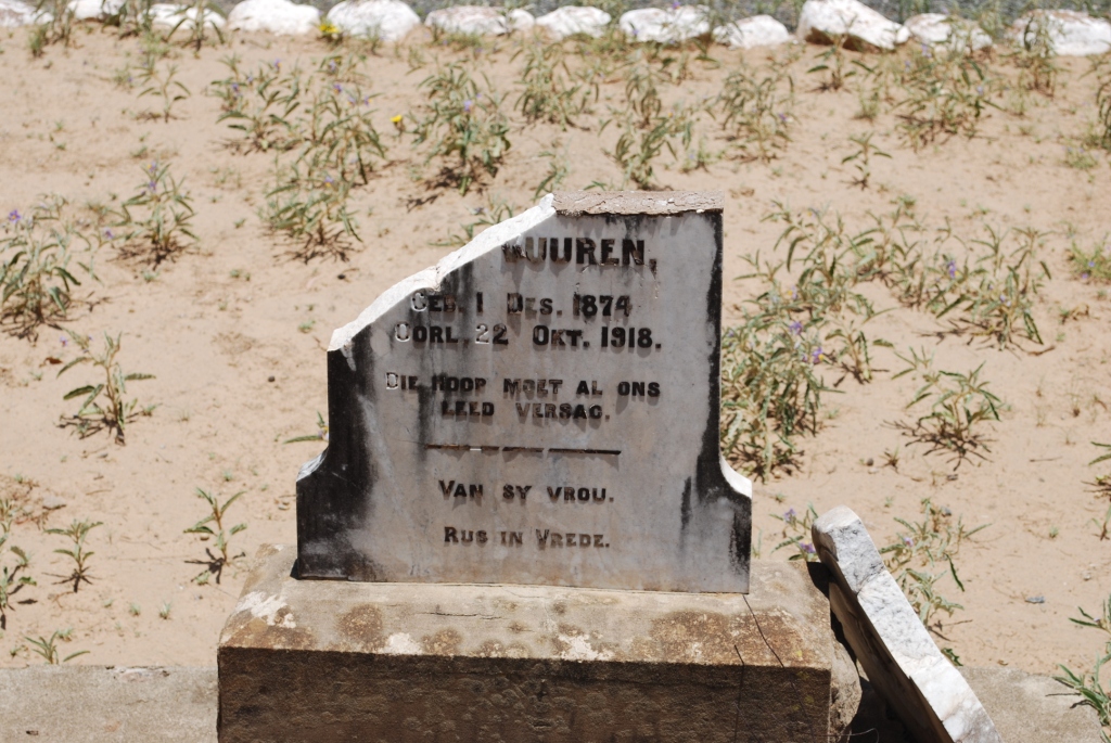 VUUREN Jacobus Lukas, van 1874-1918