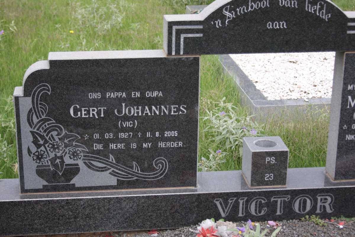 VICTOR Gert Johannes 1927-2005