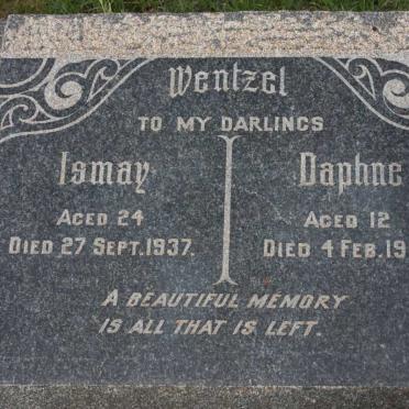 WENTZEL Ismay -1937 :: WENTZEL Daphne -1937