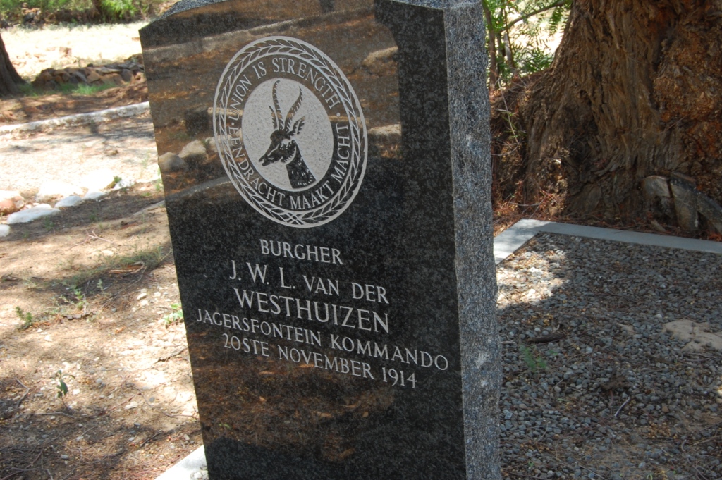 WESTHUIZEN J.W.L., van der -1914