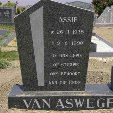 ASWEGEN Assie, van 1938-1990