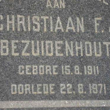 BEZUIDENHOUT Christiaan F.J. 1911-1971