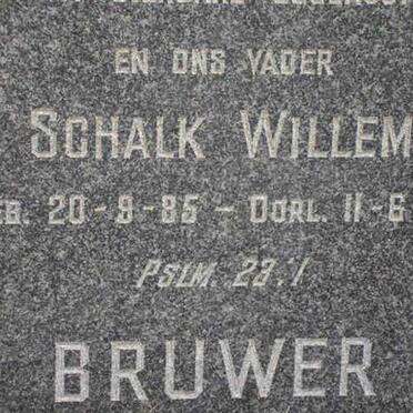 BRUWER Schalk Willem 1885-1959