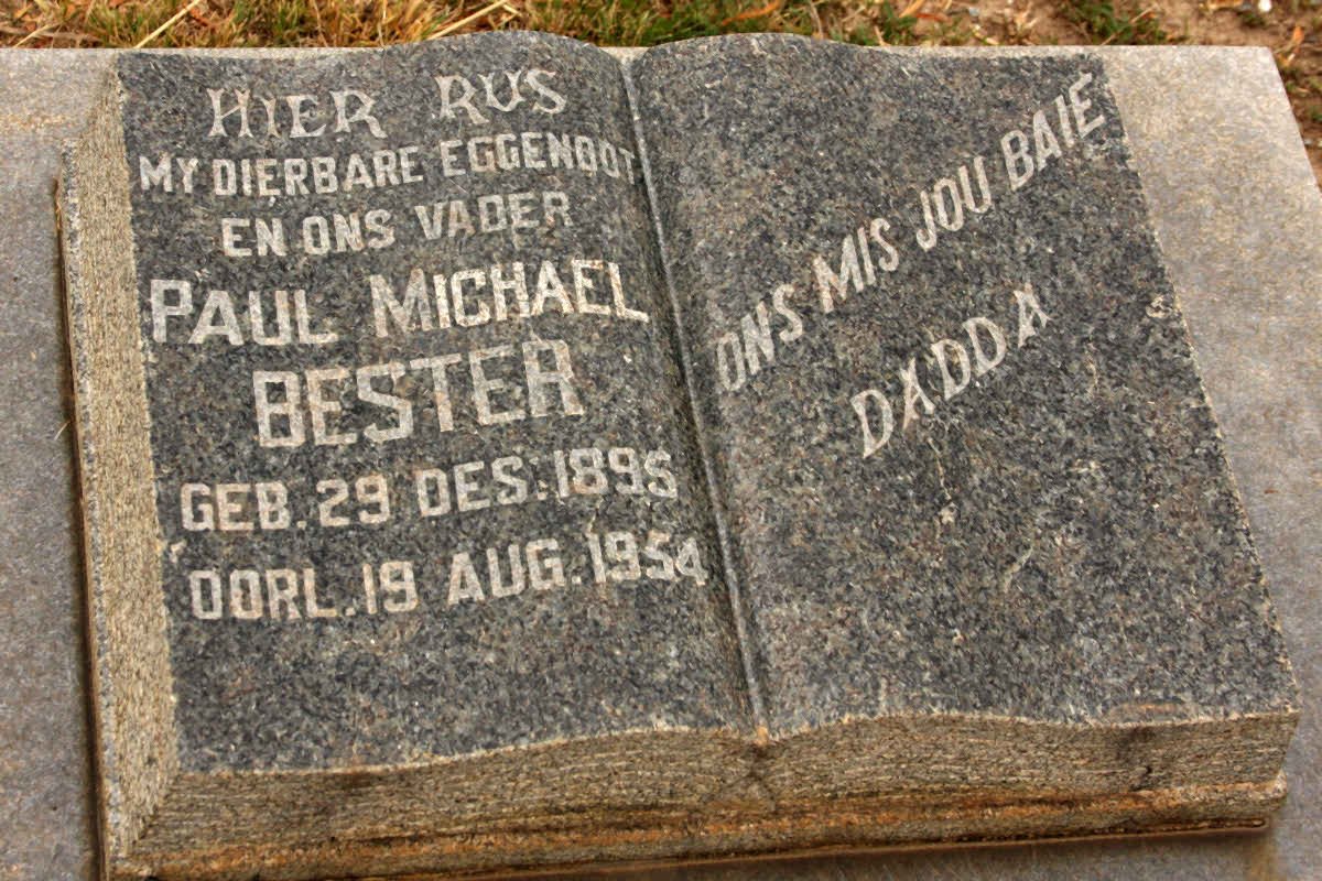 BESTER Paul Michael 1895-1954