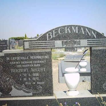 BECKMANN Herbert August 1908-1973