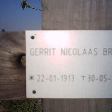 BRITS Gerrit Nicolaas 1913-1983