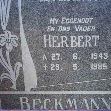 BECKMANN Herbert 1943-1985