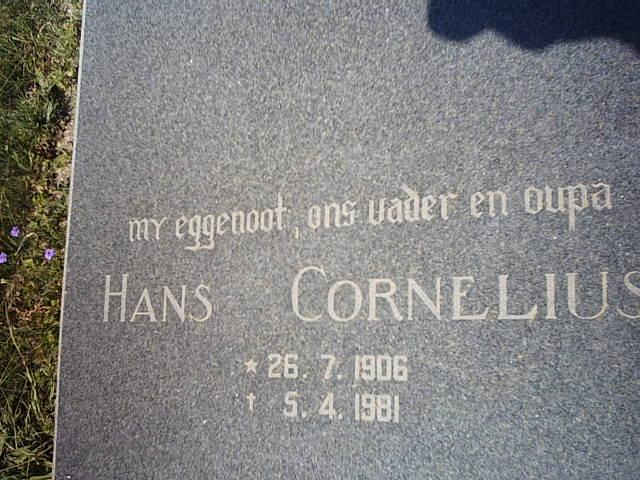 BODEMER Hans Cornelius 1906-1981