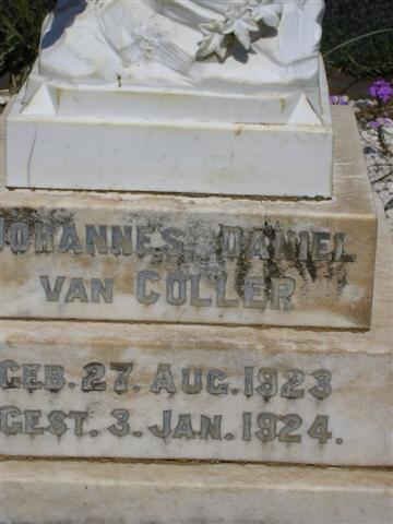 COLLER Johannes Daniel, van 1923-1924