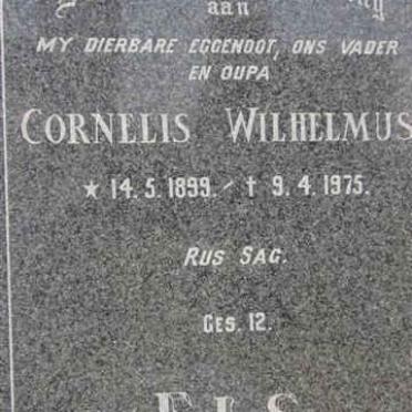 ELS Cornelis Wilhelmus 1899-1975
