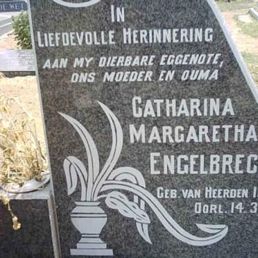 ENGELBRECHT Catharina Margaretha nee VAN HEERDEN 1930-1988