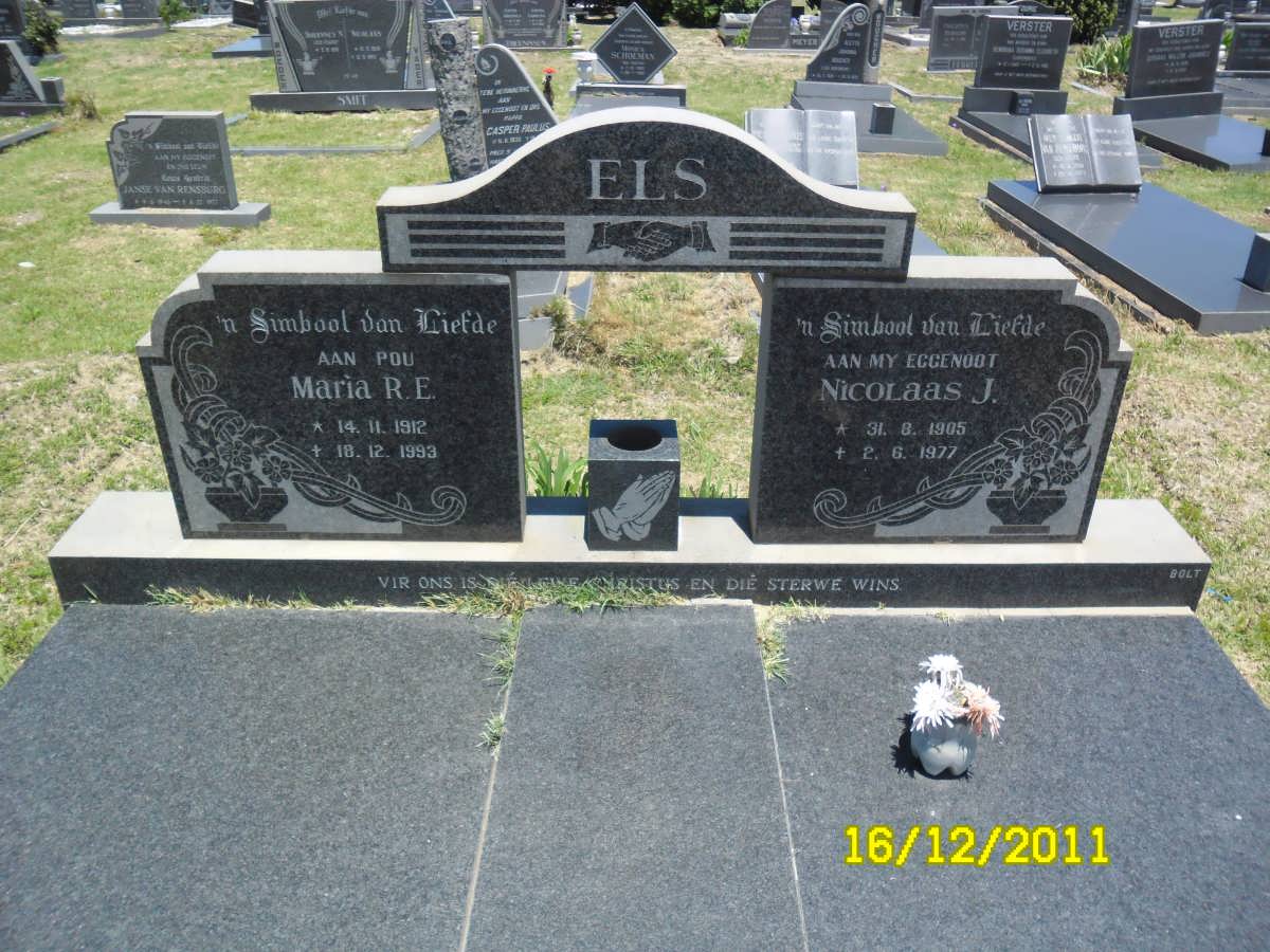 ELS Nicolaas J. 1905-1977 &amp; Maria R.E. 1912-1993