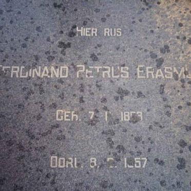ERASMUS Ferdinand Petrus 1893-1957