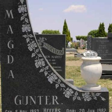GUNTER Magda nee HEFERS 1953-1982