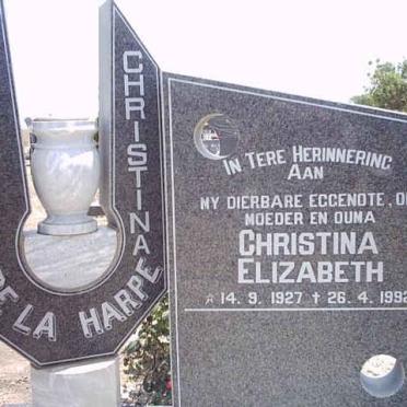 HARPE Christina Elizabeth, de la 1927-1992