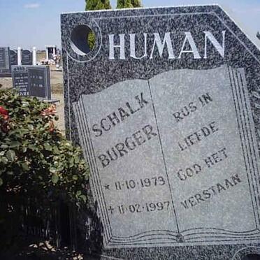 HUMAN Schalk Burger 1973-1997